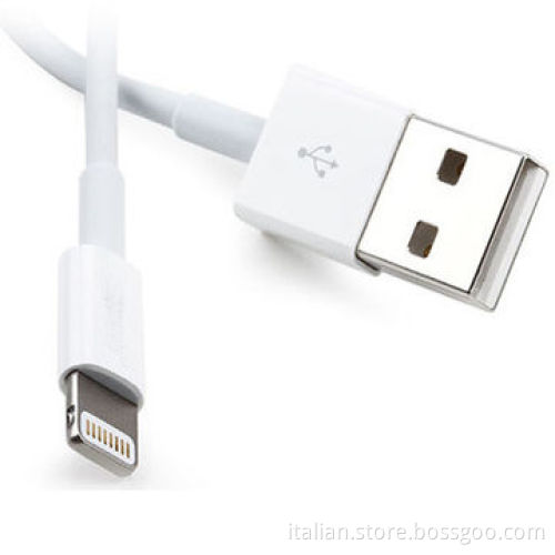 High quality iPhone 5 USB cable, data and sync fast with CE, RoHS marks
